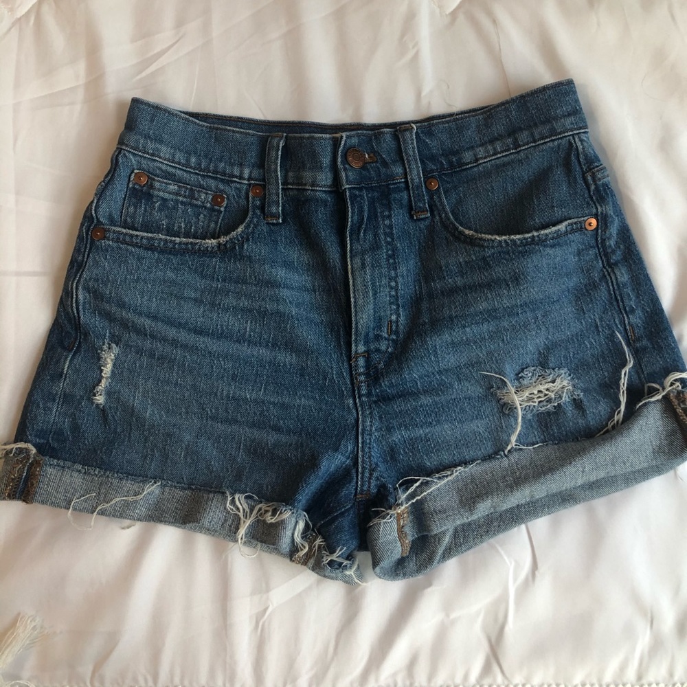Madewell High Rise Denim Shorts